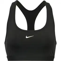 Sportski grudnjak 'SWOOSH' crna / bijela