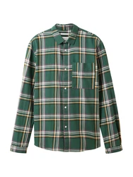 TOM TAILOR DENIM Hemd hellbraun/dunkelgrn/hellpink/wei