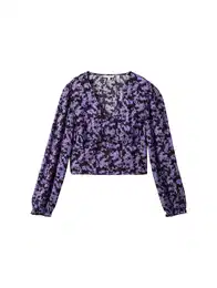 Bluza ljubičasta / crna
