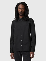 AllSaints Hemd 'HAWTHORNE' (GOTS) schwarz
