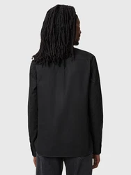 AllSaints Hemd 'HAWTHORNE' (GOTS) schwarz