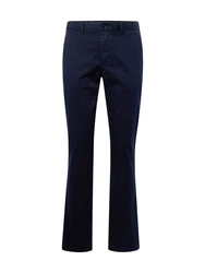 TOMMY HILFIGER Hose 'DENTON ESSENTIAL' nachtblau/feuerrot/weiß