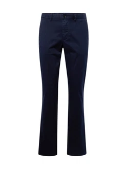 TOMMY HILFIGER Hose 'DENTON ESSENTIAL' nachtblau/feuerrot/weiß