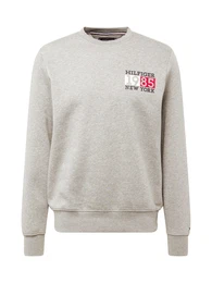 Sweatshirt navy / graumeliert / knallrot / wei