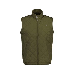 GANT Herren Steppweste QUILTED WINDCHEATER VEST oliv