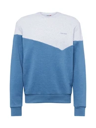 Sweatshirt 'Dotie' taubenblau / hellgrau