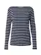 TOMMY HILFIGER Tričko  námořnická modř / bílá