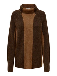 Svetr 'SINUS' hnědá / světle hnědá