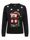 ONLY Pulover 'XMAS'  travnato zelena / crvena / crna / bijela