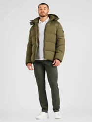 BOSS Poloshirt 'Paddy' hellgrau/grün/offwhite