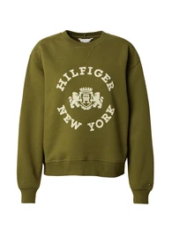 Sweater majica mornarsko plava / maslinasta / crvena / bijela