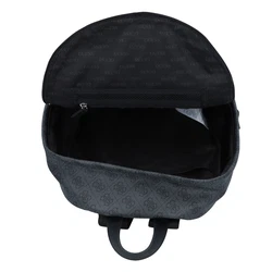 GUESS Rucksack 'Vezzola' schwarz/schwarzmeliert