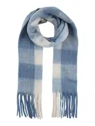 Šála 'Cornelia' světlemodrá / barva bílé vlny