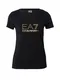 EA7 Emporio Armani Majica  zlata / črna