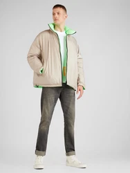 Calvin Klein Jeans Jacke Reversible 90s beige/limette/schwarz/weiß