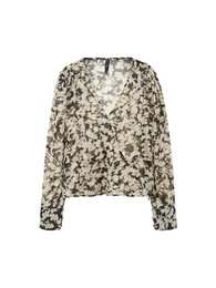 Bluza 'YOUTH' boja slonovače / karamela / crna