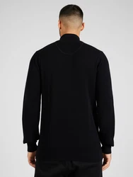 GANT Pullover Strickpullover Troyer Schwarz/schwarz