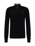 GANT Pullover Strickpullover Troyer Schwarz/schwarz