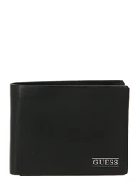 Portemonnaie 'New Boston' schwarz / silber