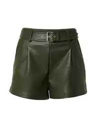 Kalhoty se sklady v pase 'Maja ' khaki