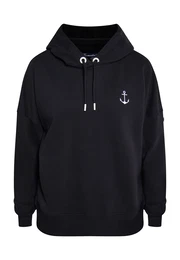 Sweater majica 'Eissegler' crna / bijela