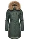 Ragwear Zimní parka 'Tawny'  hnědá / tmavě zelená