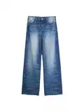 90-ih bershka Široke nogavice Culotte Traperice image