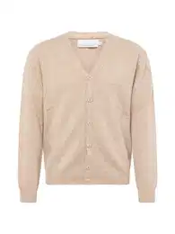 Strickjacke 'Karl' beigemeliert