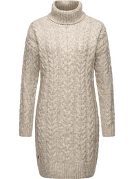 Úpletové šaty 'Janna' béžový melír