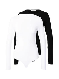 Tričkové body '2er pack Lulu Body' černá / bílá