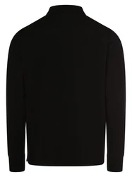 GANT Poloshirt Langarmshirt blau/schwarz