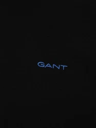 GANT Poloshirt Langarmshirt blau/schwarz