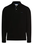 GANT Poloshirt Langarmshirt blau/schwarz