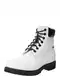 TIMBERLAND Schnürboots schwarz / weiß