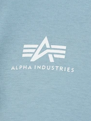 ALPHA INDUSTRIES Sweatshirt rauchblau/weiß