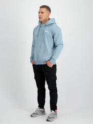 ALPHA INDUSTRIES Sweatshirt rauchblau/weiß