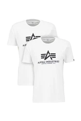 Alpha Industries T-Shirt Basic T 2 Pack schwarz/wei