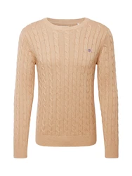 Gant Rundhalspullover COTTON CABLE C-NECK 