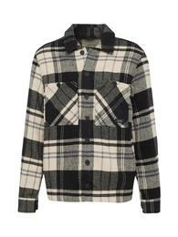 Jacke beige / schwarz