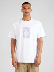 WEEKDAY T-Shirt silbergrau/stone/weiß