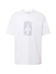 WEEKDAY T-Shirt silbergrau/stone/weiß