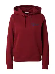 Sweater majica tamno plava / tamno crvena