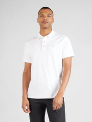 Michael Kors Poloshirt im Flammgarn-Design weiß