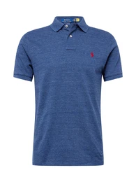 Poloshirt royalblau / rot