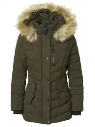 Zimní parka béžová / khaki