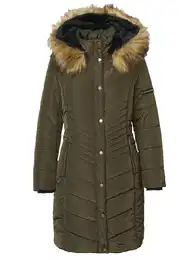 Zimní bunda světle hnědá / khaki