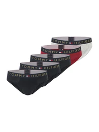 Slip nachtblau / gold / graumeliert / dunkelrot