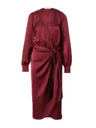 Koktejlové šaty burgundská červeň