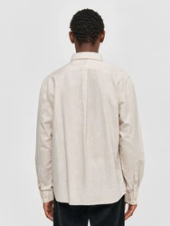 KnowledgeCotton Apparel Hemd greige