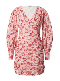 Šaty béžová / růžová / melounová